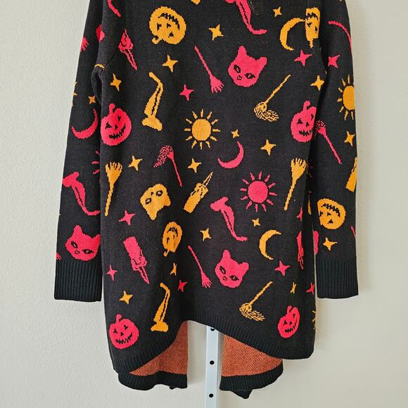 DISNEY Her Universe Hocus Pocus Dani Hooded Flyaway Halloween Cardigan Sz S/M - Picture 10 of 16